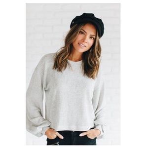 Luca + Grae Balloon Sleeve Sweater